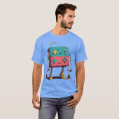 レトロゲーマー 懐かしのゲーム 80年代 90年代 ビデオゲーム Tシャツ (正面フル)