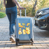 レトロゲーミングアイコンセットシール シール (スーツケースインサイチュ)