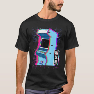 レトロゲーミングベイパワーブエステティックレトロウェーブゲーマーJ Tシャツ