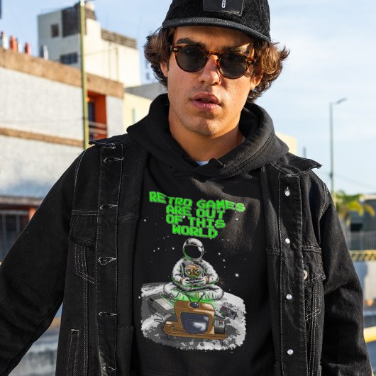 レトロゲームがこの世界から出ている – ビデオゲーム パーカ