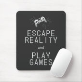 レトロゲームで現実逃避 マウスパッド (マウス)