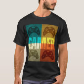 レトロゲームのコントローラー Tシャツ (正面)