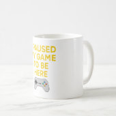 レトロゲームのピクセルアートデザイン" コーヒーマグカップ (正面右)