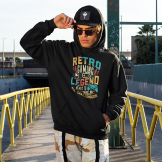 レトロゲームの凡例 – ビデオゲーム パーカ