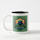 レトロゲームの喜び：ヴィンテージ任天堂64ポスターC ツートーンマグカップ (左)