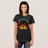レトロゲームの夕焼け Tシャツ (正面フル)