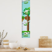 レトロゲームの成長図 ポスター (キッチン)