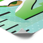 レトロゲームの成長図 ポスター (角)