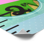 レトロゲームの成長図 ポスター (角)