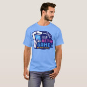 レトロゲームは永遠に 友達 家族 Tシャツ (正面フル)