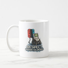 レトロゲームを尊敬するデザイン コーヒーマグカップ