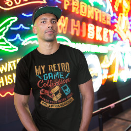 レトロゲームコレクションフレックス – ビデオゲームTシャツ Tシャツ