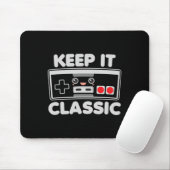 レトロゲームコントローラー おもしろTシャツ 80年代 マウスパッド (マウス)