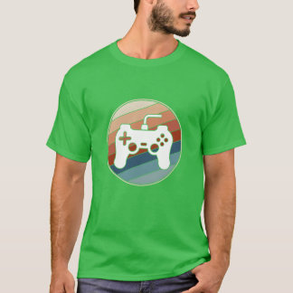 レトロゲームコントローラー フレンド レトロ Tシャツ