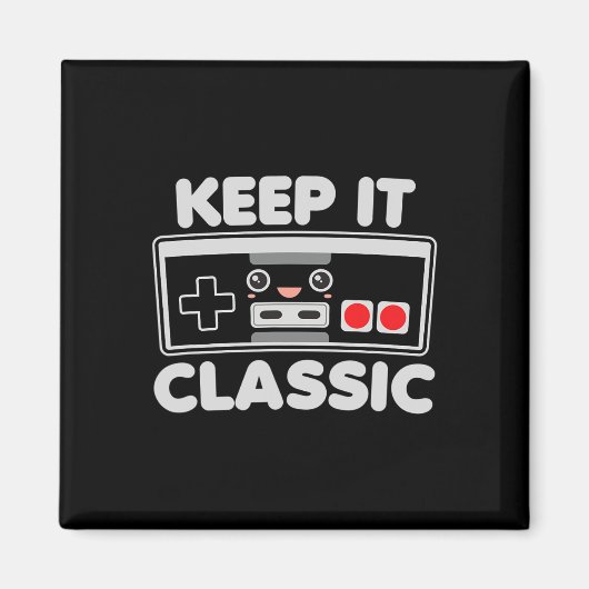 レトロゲームコントローラー 80年代風ハズレなしジョーク マグネット (正面)