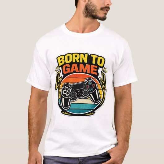 レトロゲームコントローラー Tシャツ (正面)