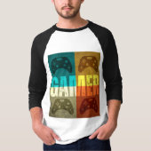 レトロゲームコントローラーTシャツ Tシャツ (正面)