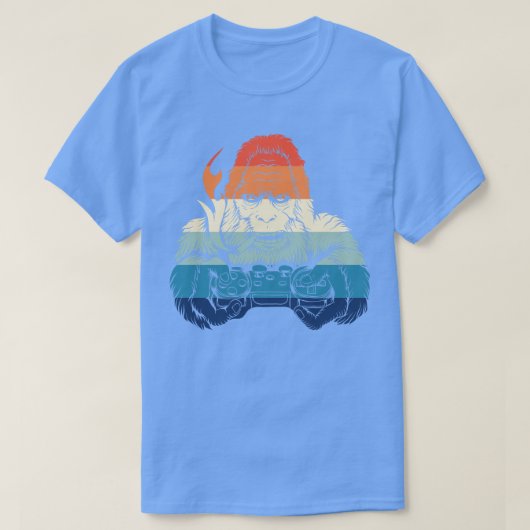 レトロゲームゴリラ Tシャツ (デザイン正面)