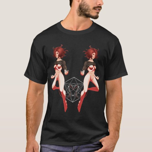 レトロゲームディスク Tシャツ (正面)