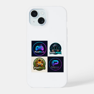 レトロゲームバッジ iPhone 15ケース   ゲーマー電話C