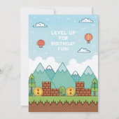 レトロゲームバースデーバッシュ 招待状 (裏面)