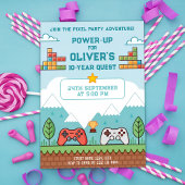 レトロゲームバースデーバッシュ 招待状