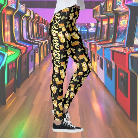 レトロゲームパターンレギンス レギンス
