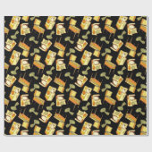 レトロゲームパターン ラッピングペーパー (フラット)