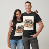レトロゲームメール: 手作り風ゲームパッドアイコン Tシャツ (ユニセックス)