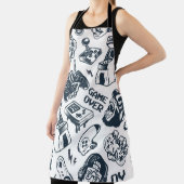 レトロゲームヴィンテージパターン。 エプロン (インサイチュ)