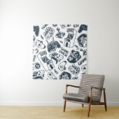 レトロゲームヴィンテージパターン。 タペストリー (インサイチュ)