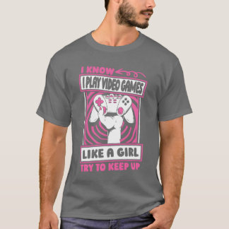 レトロゲーム女子 ギャル Tシャツ