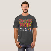 レトロゲーム好きなママのための90年代風ゲーマー Tシャツ (正面フル)