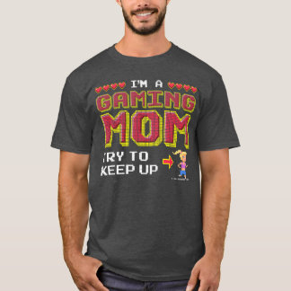 レトロゲーム好きなママのための90年代風ゲーマー Tシャツ