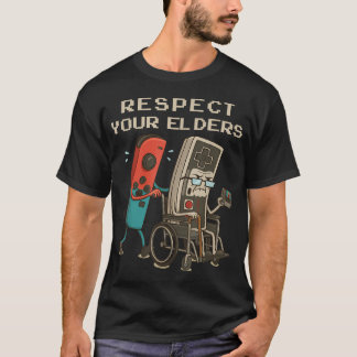 レトロゲーム好きのためのおもしろゲーマーグッズ Tシャツ