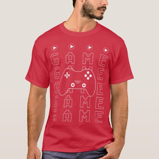 レトロゲーム機のデザイン Tシャツ (正面)