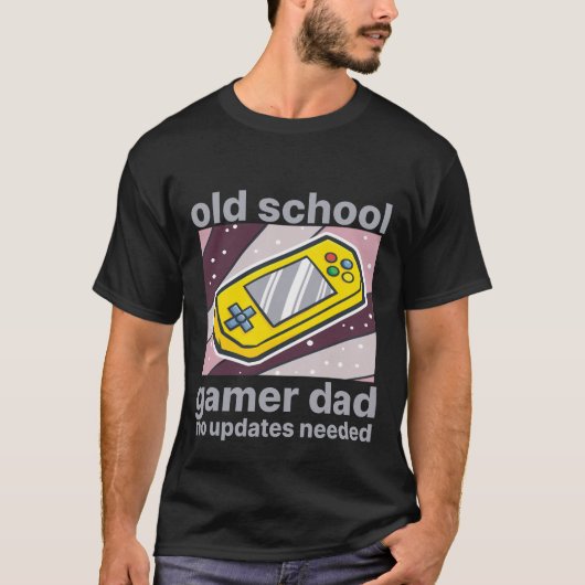 レトロゲーム機の父 レトロなコンソールアート Tシャツ (正面)