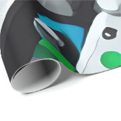 レトロゲーム機カラフル ラッピングペーパー (ロールコーナー)