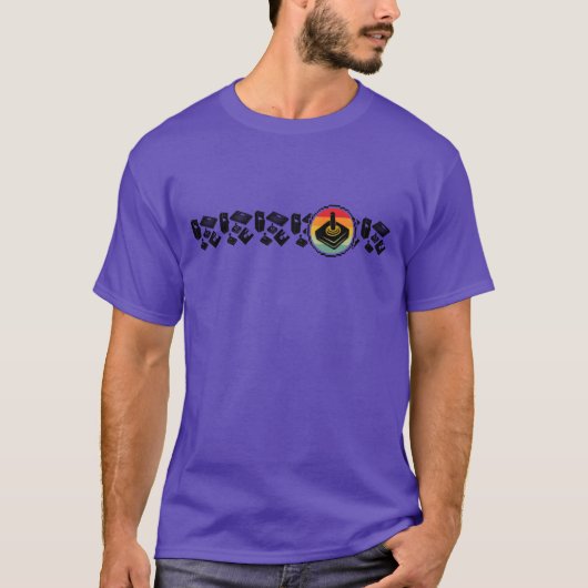 レトロゲーム アーケード ゲーム ビデオゲーム Tシャツ (正面)