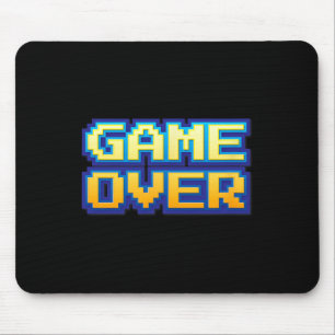 レトロゲーム ゲームオーバー 80年代 90年代 ビンテージ アーケード マウスパッド