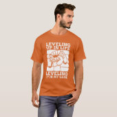 レトロゲーム コントローラー ジョーク Tシャツ (正面フル)