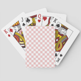レトロゲーム ベイビーピンク チェッカー柄 トランプ