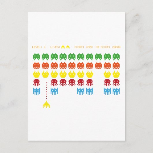 レトロゲーム ポストカード (正面)