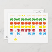 レトロゲーム ポストカード (正面/裏面)