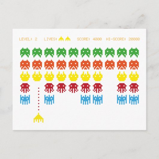 レトロゲーム ポストカード (正面)