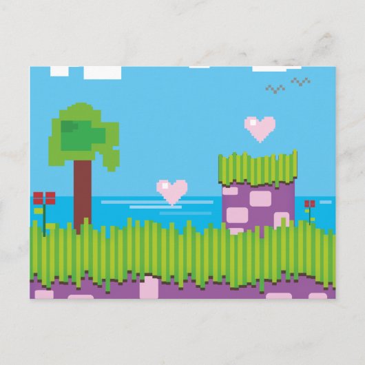 レトロゲーム ポストカード (正面)
