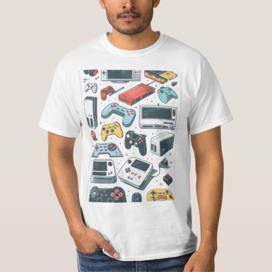レトロゲーム Tシャツ (正面)