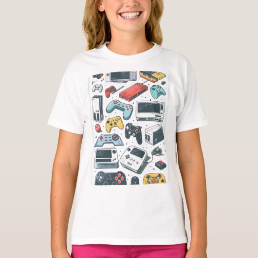 レトロゲーム Tシャツ (正面)