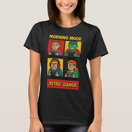 レトロゲームTシャツ モーニング・ムード Tシャツ (正面)
