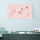 レトロコクテル独身最後のパーティー 横断幕 (トレードショー)